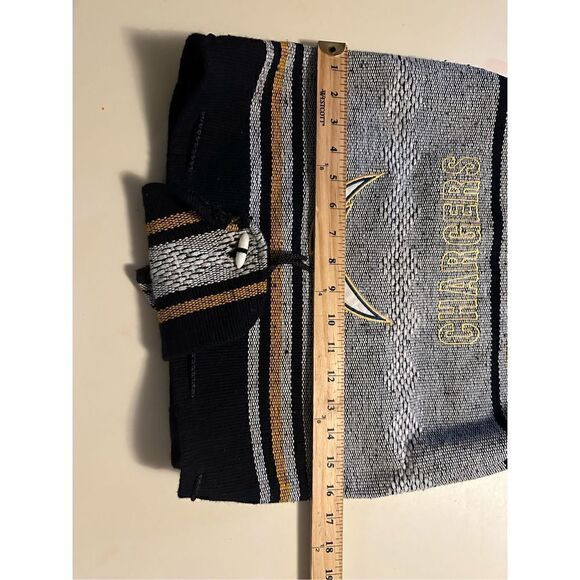 Los Angeles Chargers NFL Backpack School Knitted Embroidered Drawstring - Picture 10 of 11